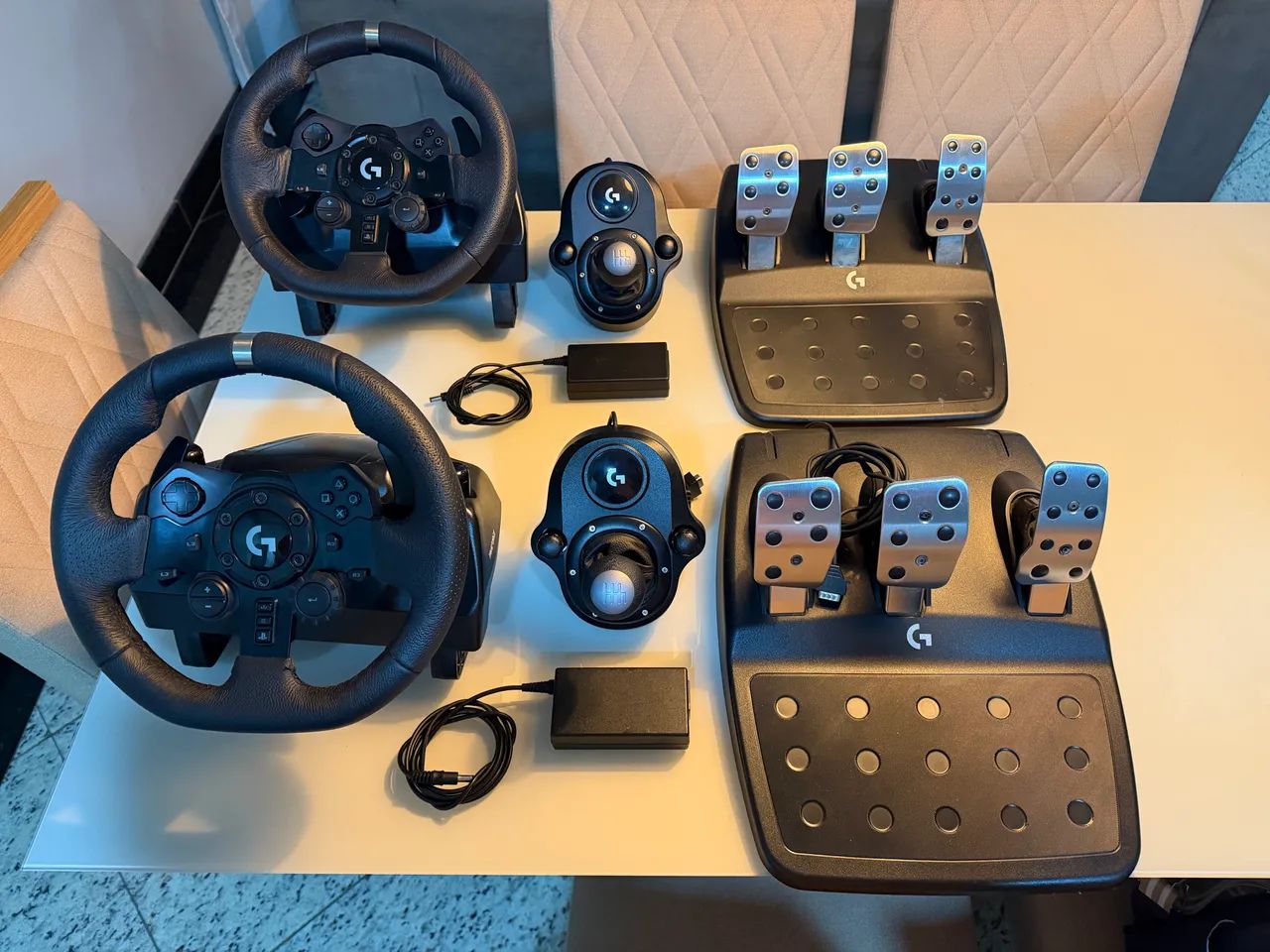Kit volante logitech G923 + câmbio 