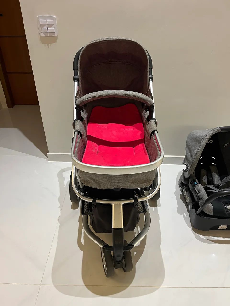 Carrinho de bebe + bebe conforto - Foto 3