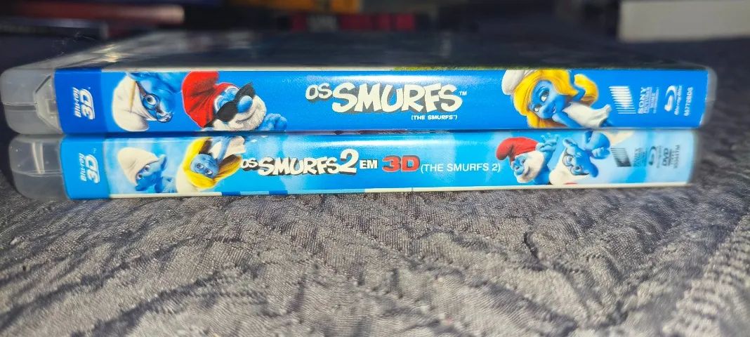 Kit Bluray - Os Smurfs 1 e 2 3D - Foto 4