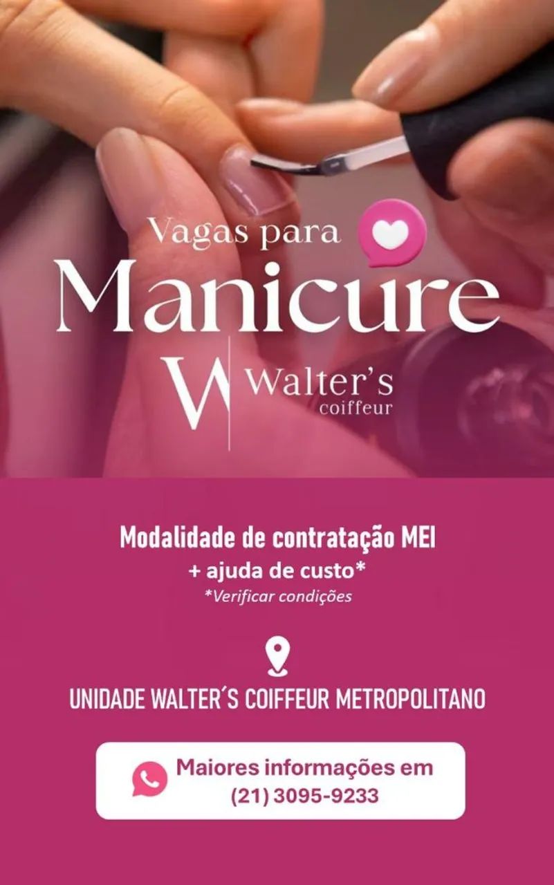Vaga para Manicure