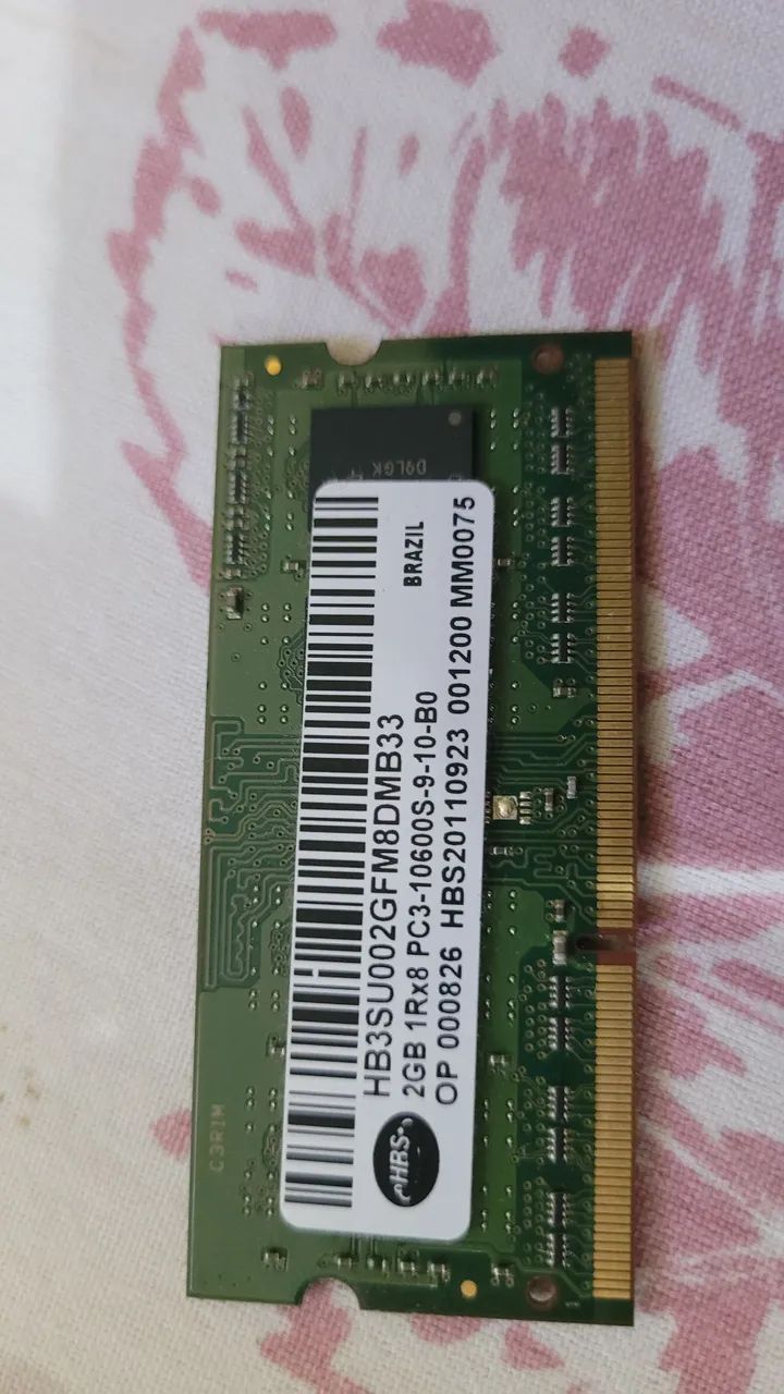 Memória RAM DDR3 2 gb  - Foto 2