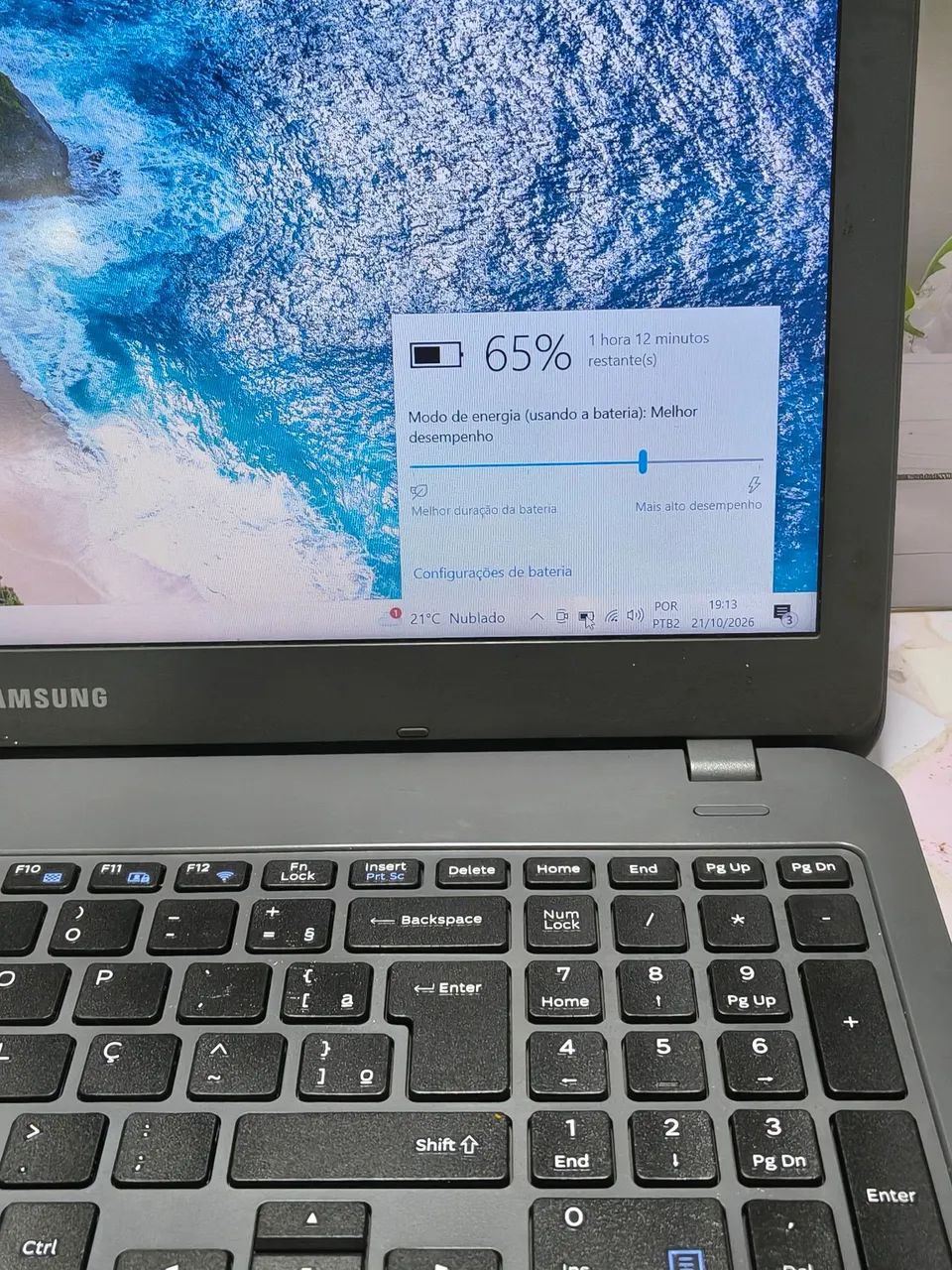 Notebook Samsung core i3 com ssd - Foto 3