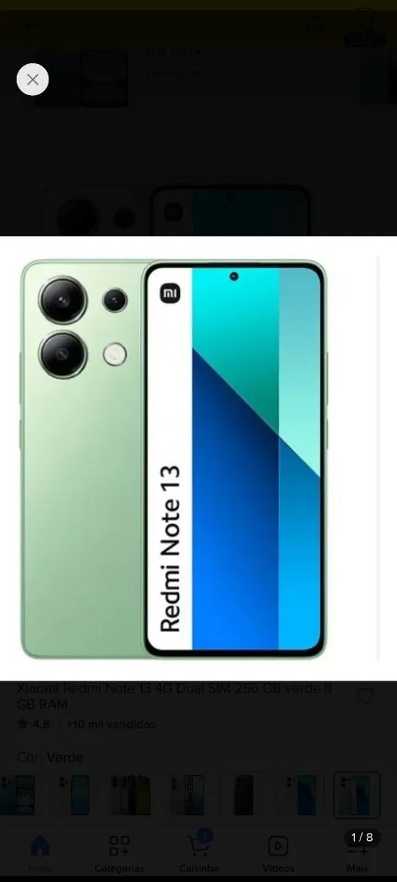 Xiaomi Redmi Note 13 256GB Completo