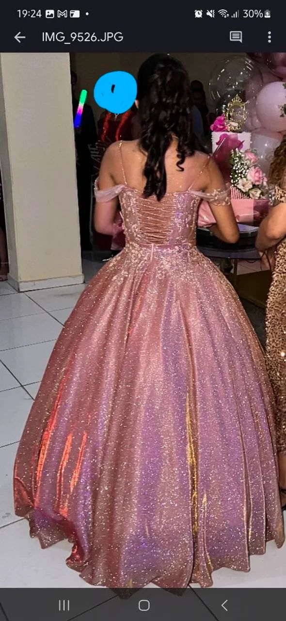 VESTIDO DE DEBUTANTE ROSA | R$ 1.250,00 - Foto 3