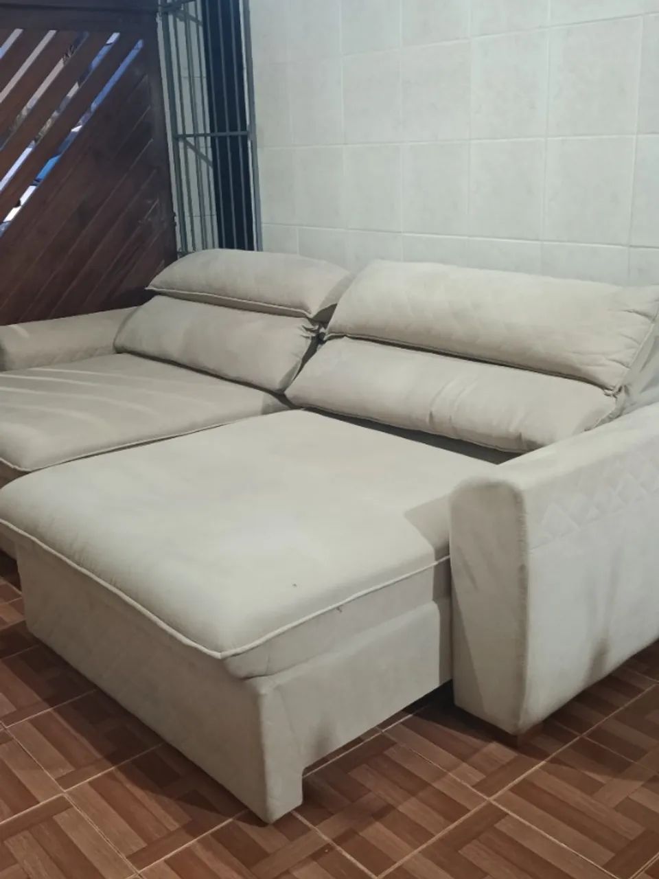 Sofá retrátil de 2,86 semi novo  - Foto 4
