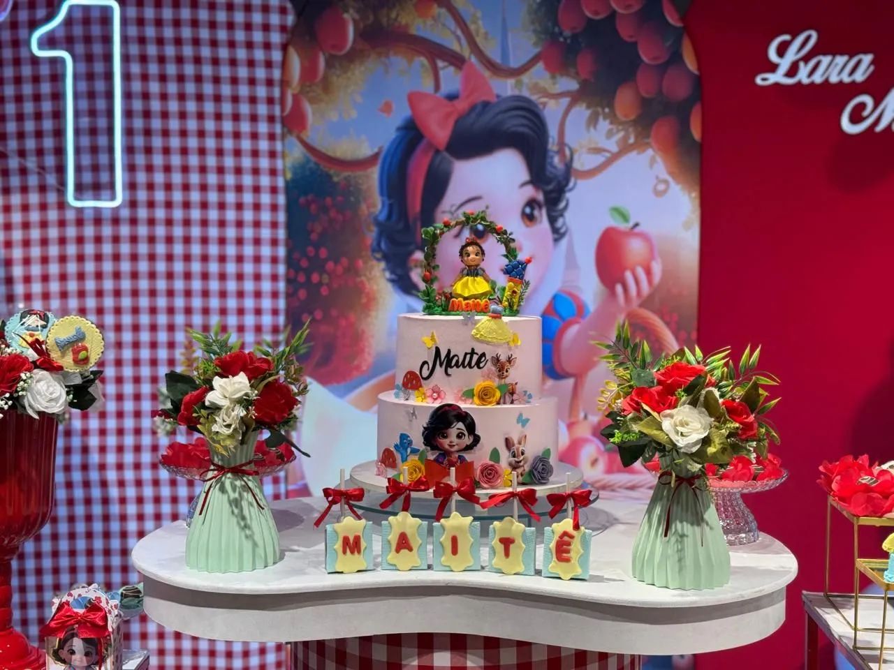 Decoração branca de neve - Foto 3