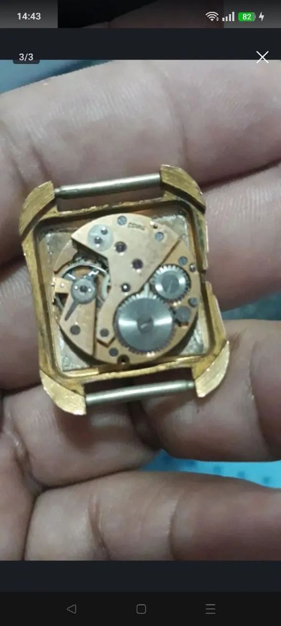 Vendo RELÓGIO SUPERATIC (à corda) PLAQUÉ OURO .. ANTIGO ! - Foto 3