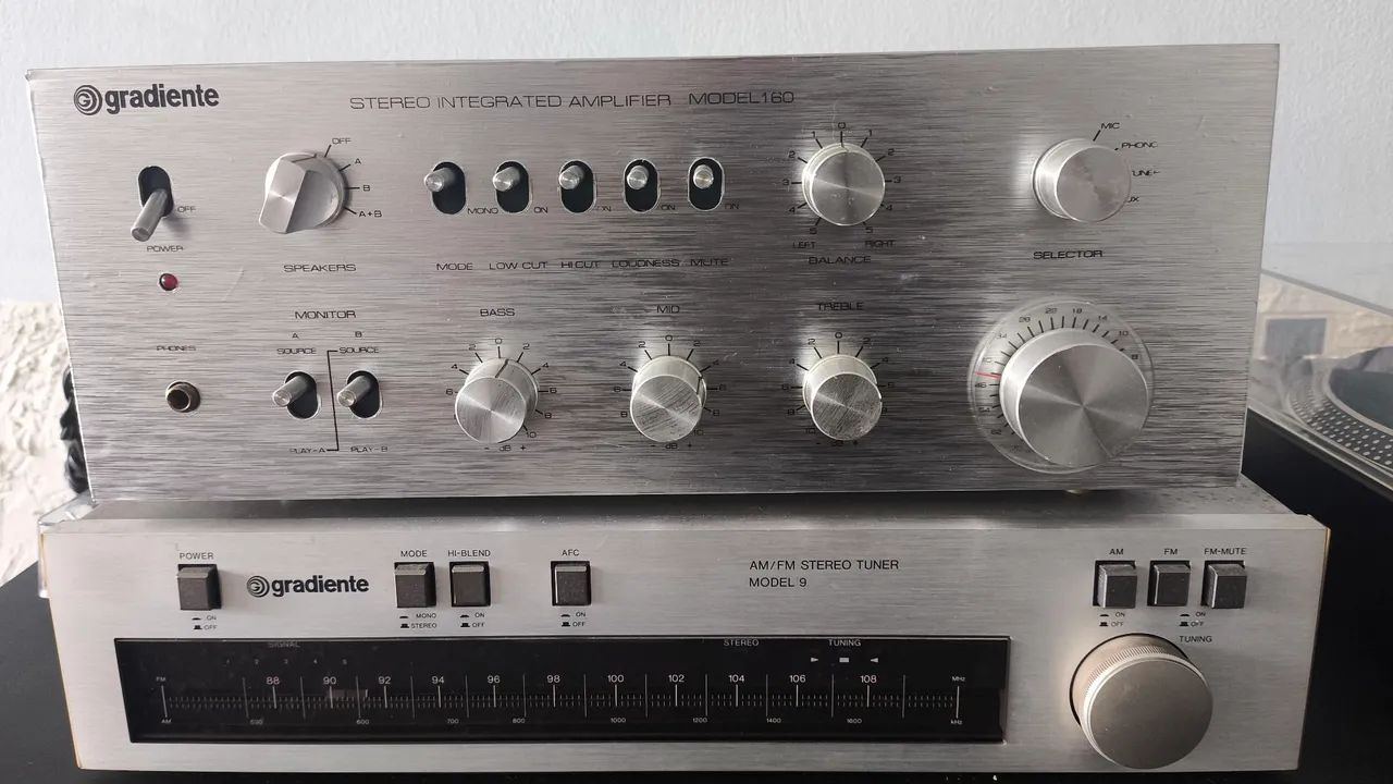 Amplificador Gradiente Model 160 - Impecável 