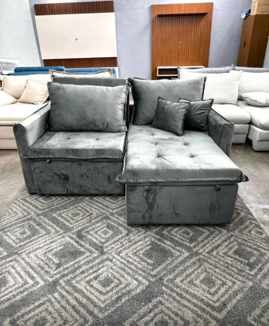 Sofá Cama New Onix 4 Lugares  - Foto 2