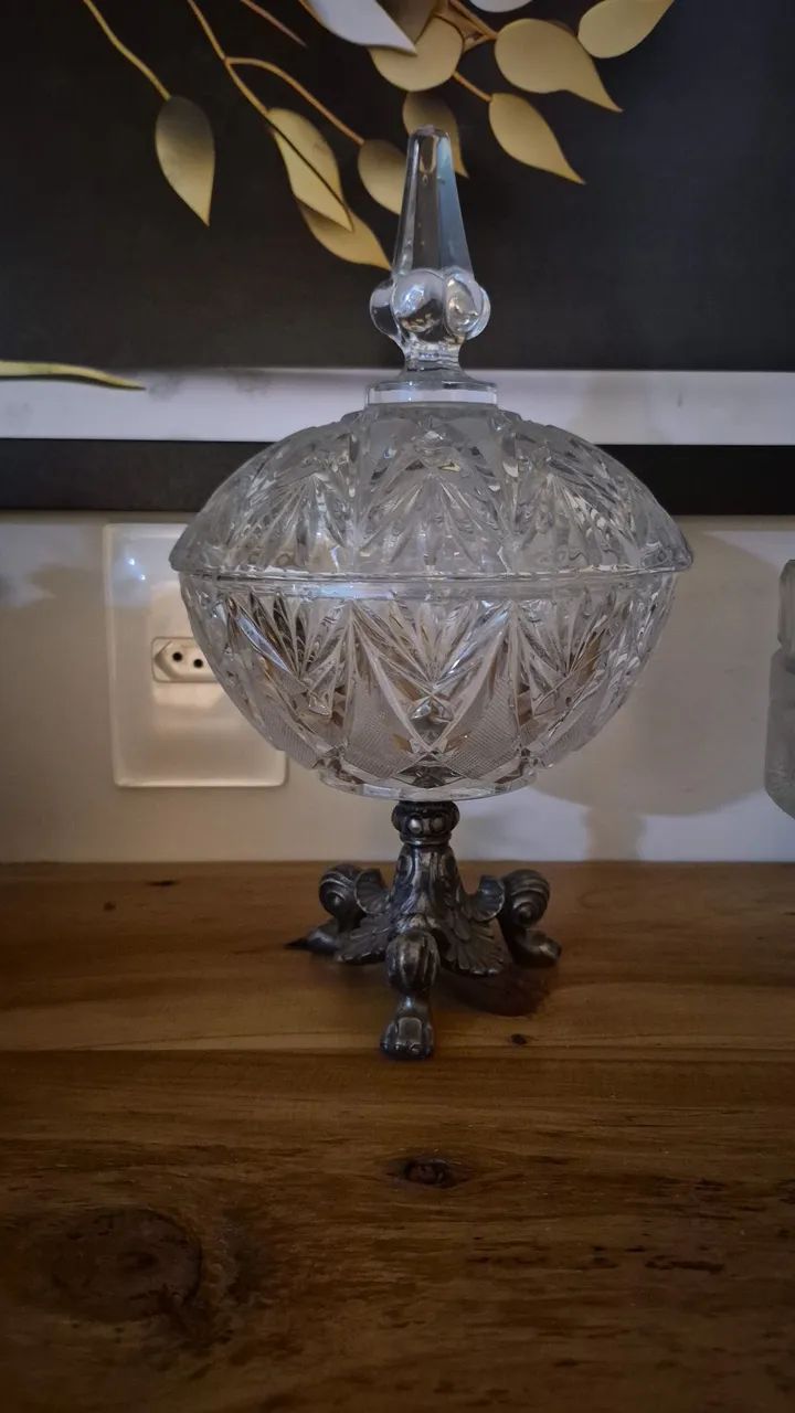 Bomboniere cristal e bronze 