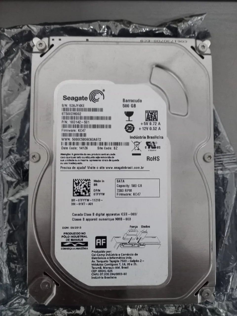 Lote HDs 500GB Seagate Barracuda - Foto 4