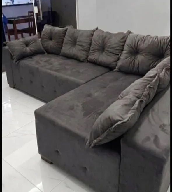 Sofá,em tecido suede,pagamento no ato da entrega,contato *
