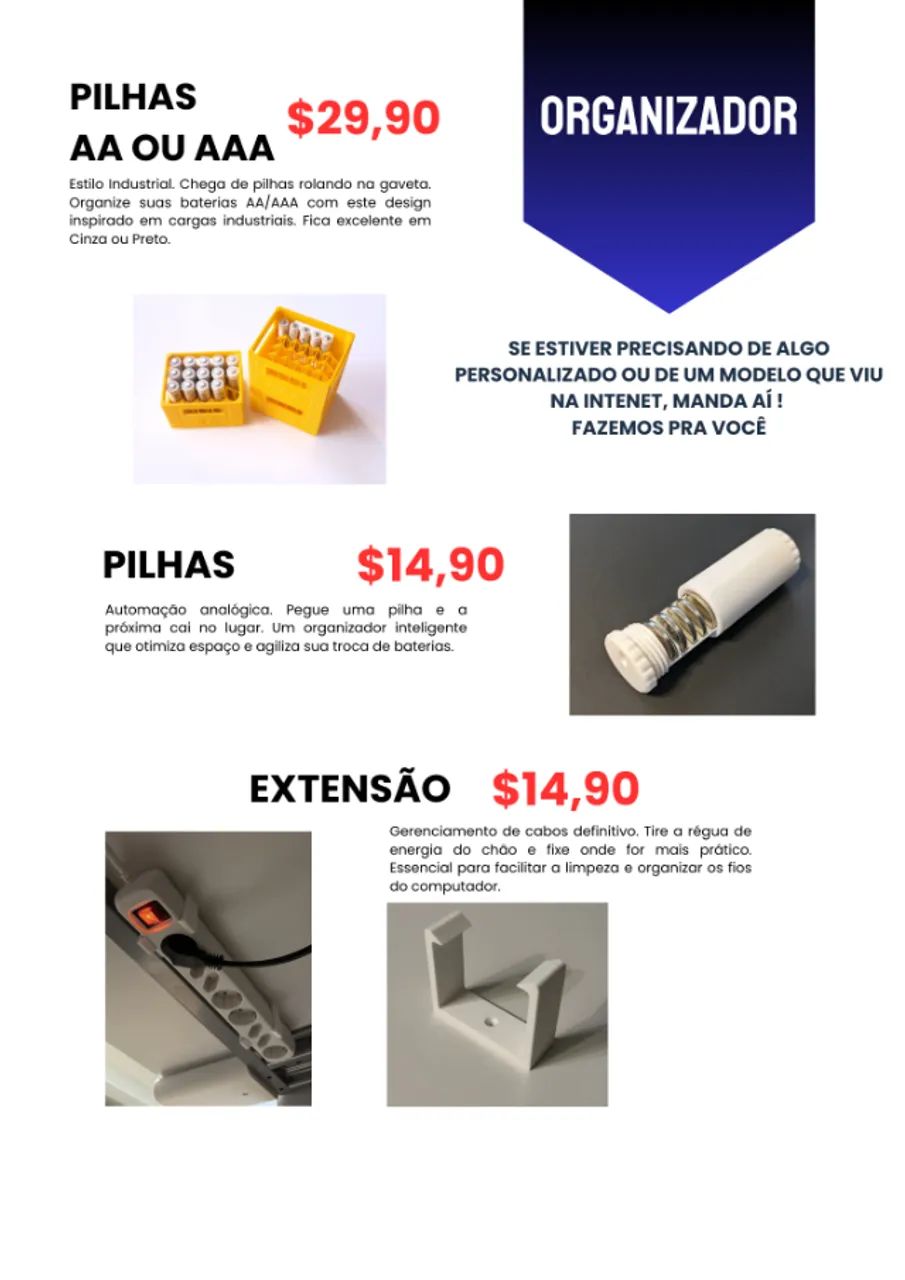 IMPRESSÃO 3D Seu sonho se tornando realidade - Foto 3