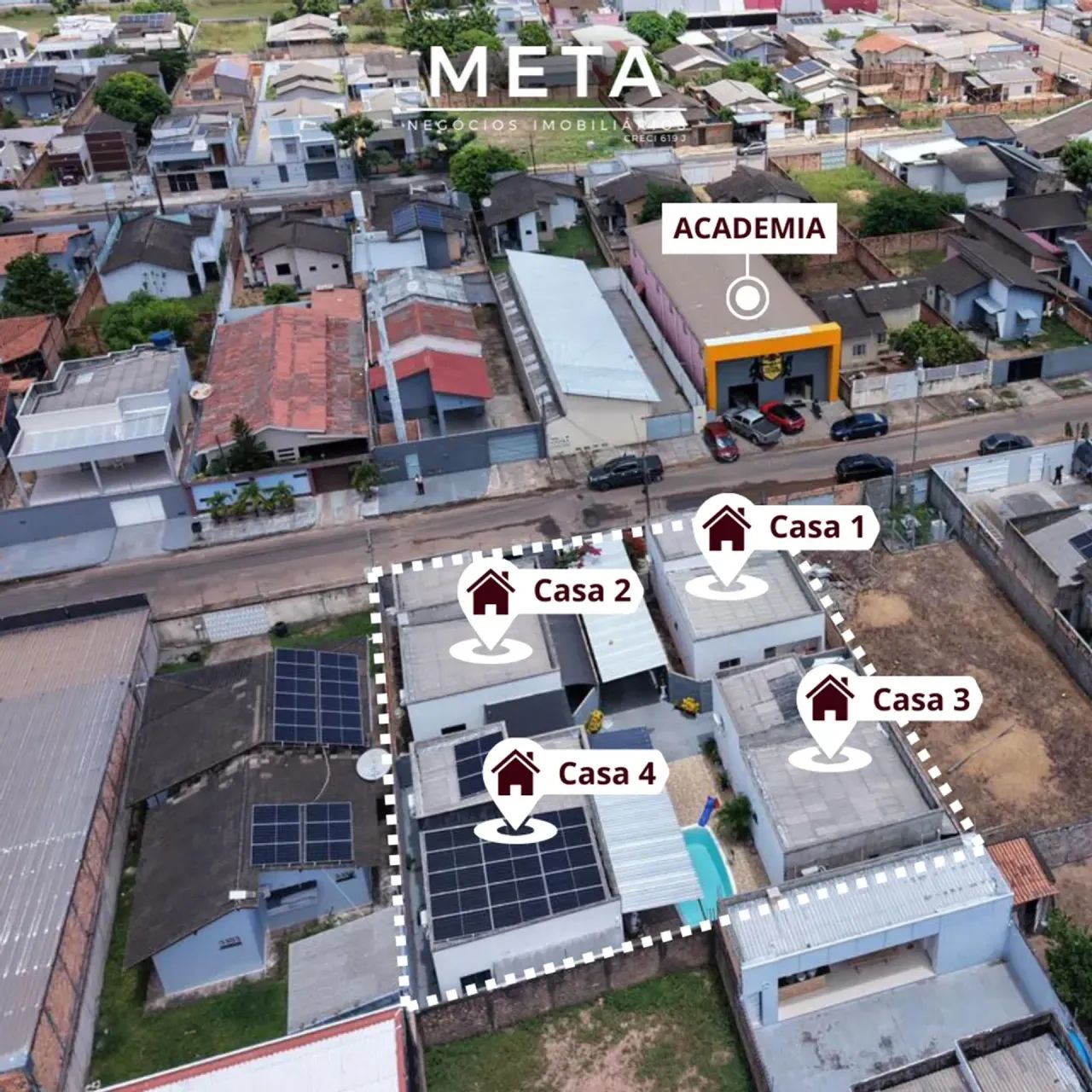 VENDE-SE CONDOMÍNIO COM 4 CASAS INDEPENDENTES | CIDADE SATÉLITE