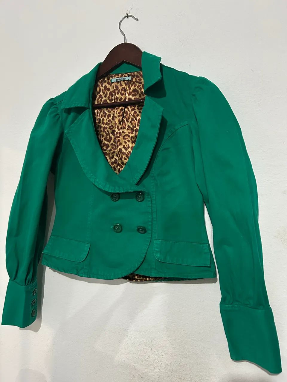 Jaqueta Crooped feminina - tamanho 40
