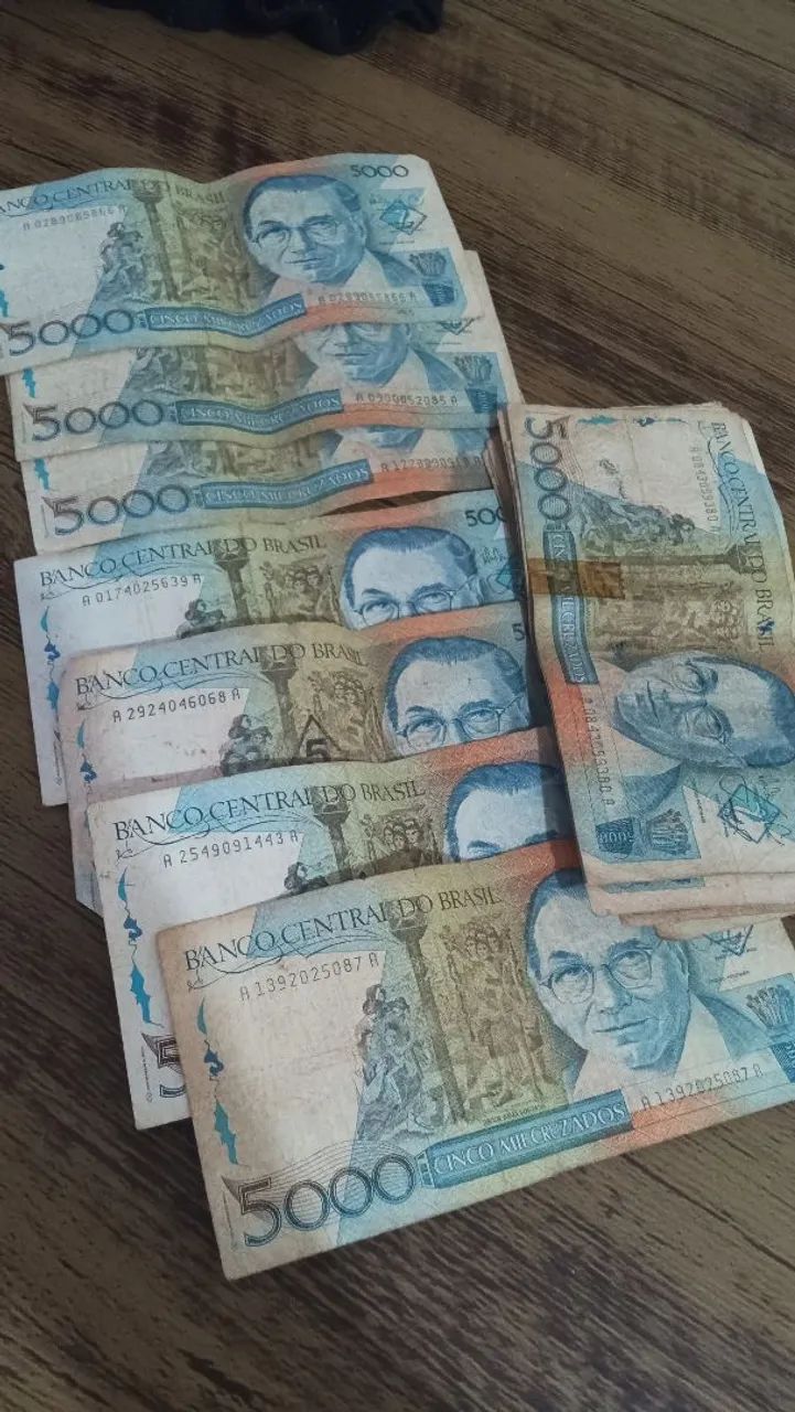Conjunto De cédulas antigas 