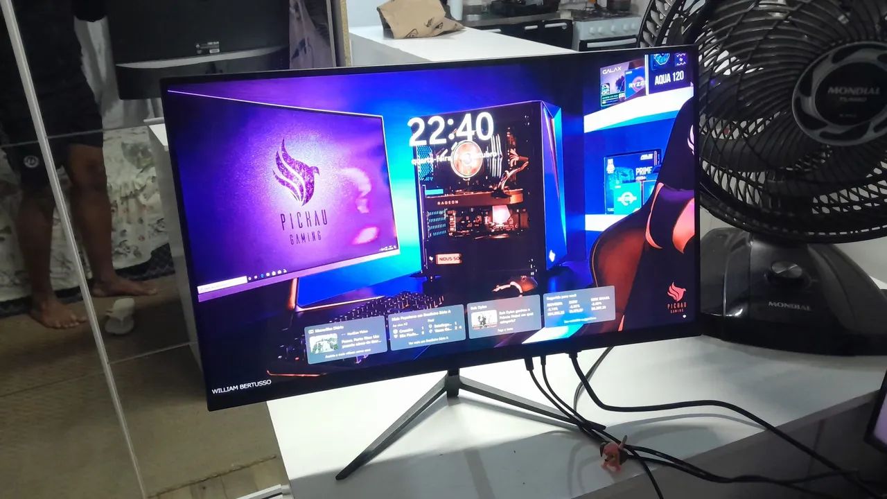 Monitor mancer valak, 24 polegadas, 180hz, com 3 meses de uso  - Foto 3