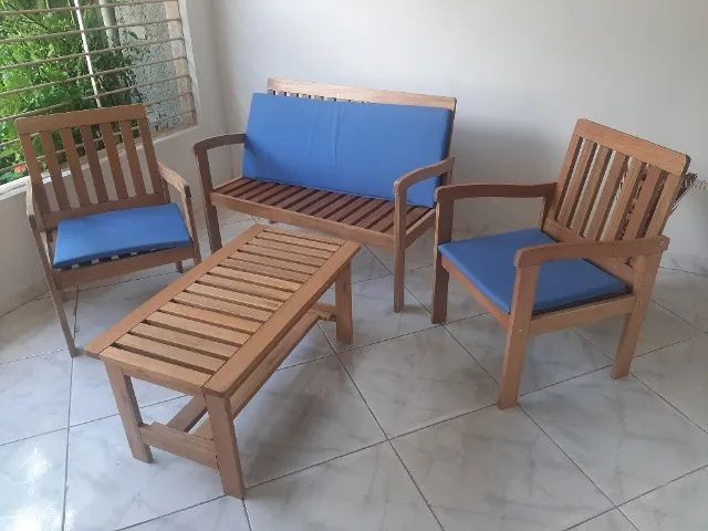 Conjunto jardim / terraço em madeira - Foto 2