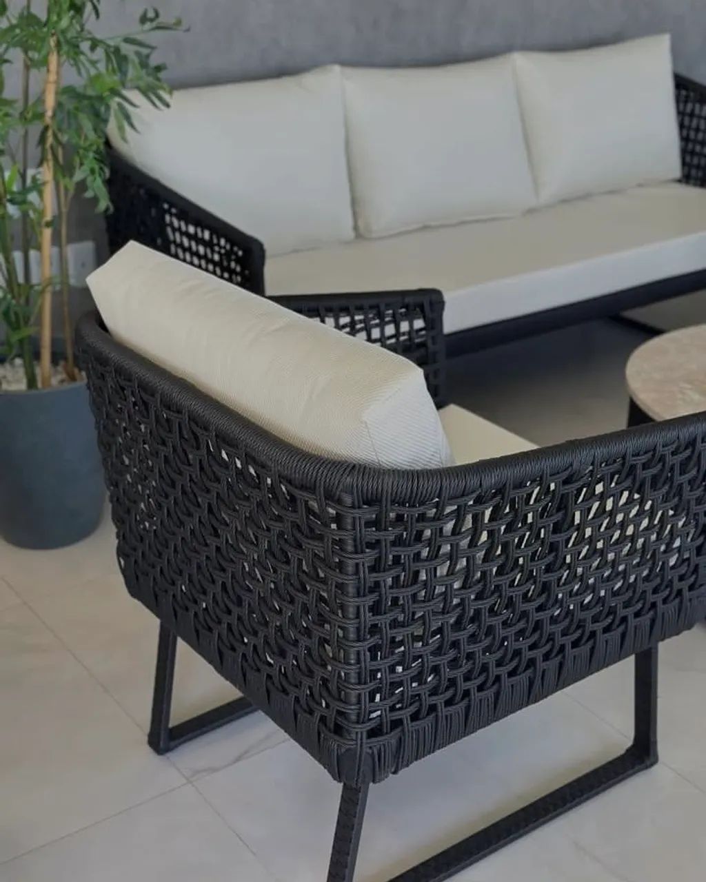 Conjunto de sofá para área externa  - Foto 2
