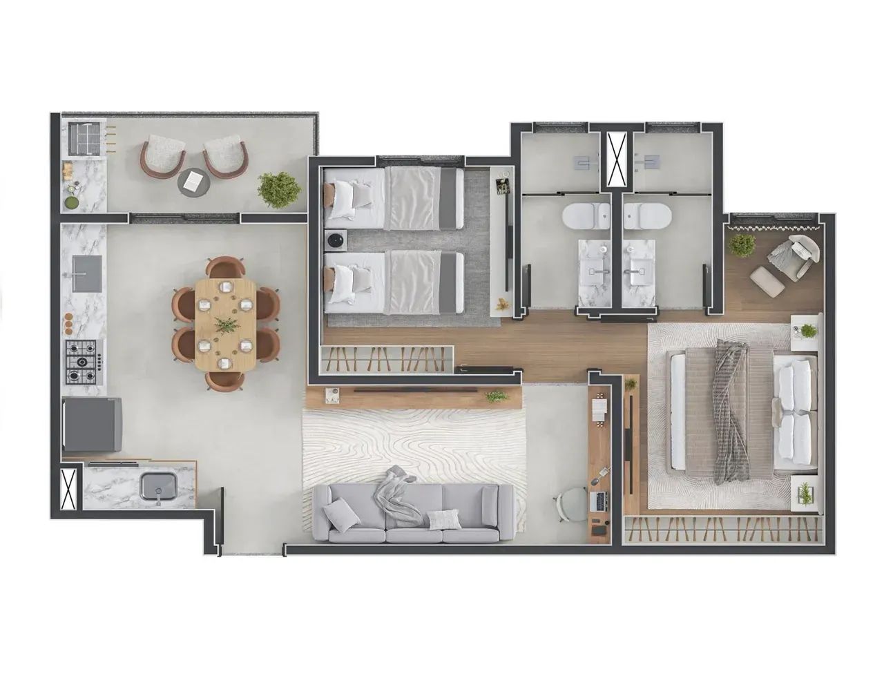 Lancamento apartamento na planta - Foto 4