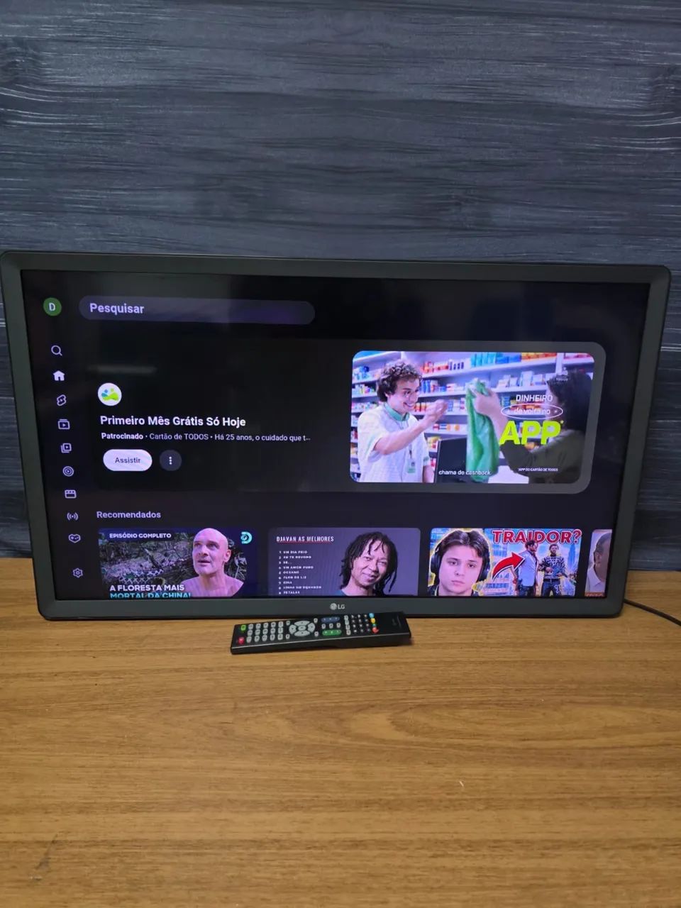SMART TV LG 32 POLEGADAS FUNCIONANDO PERFEITAMENTE - Foto 4