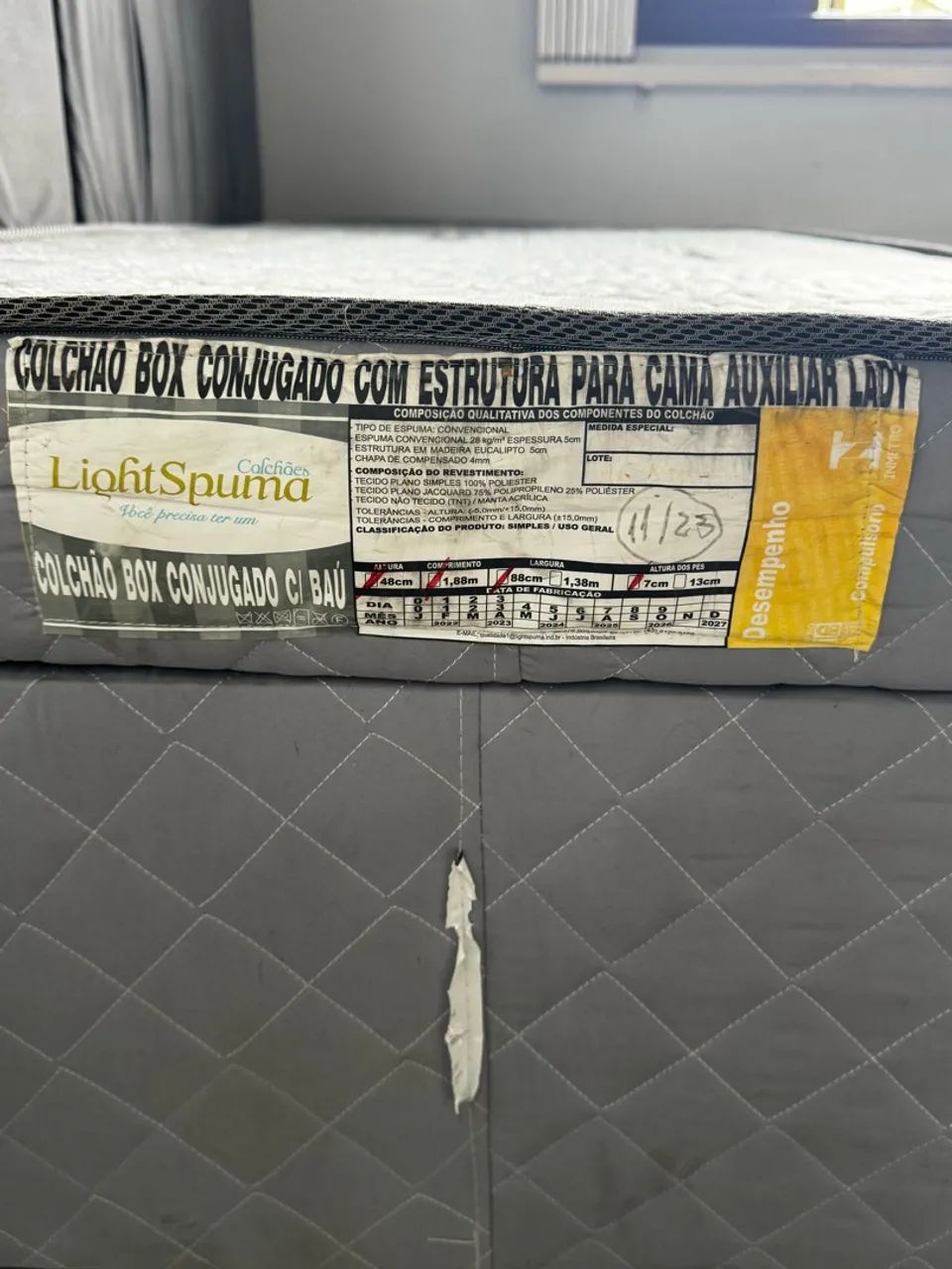 Cama box solteiro com baú e cama auxiliar - Foto 4