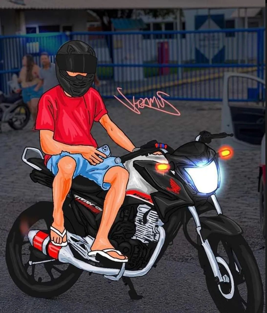 Moto uber particular 
