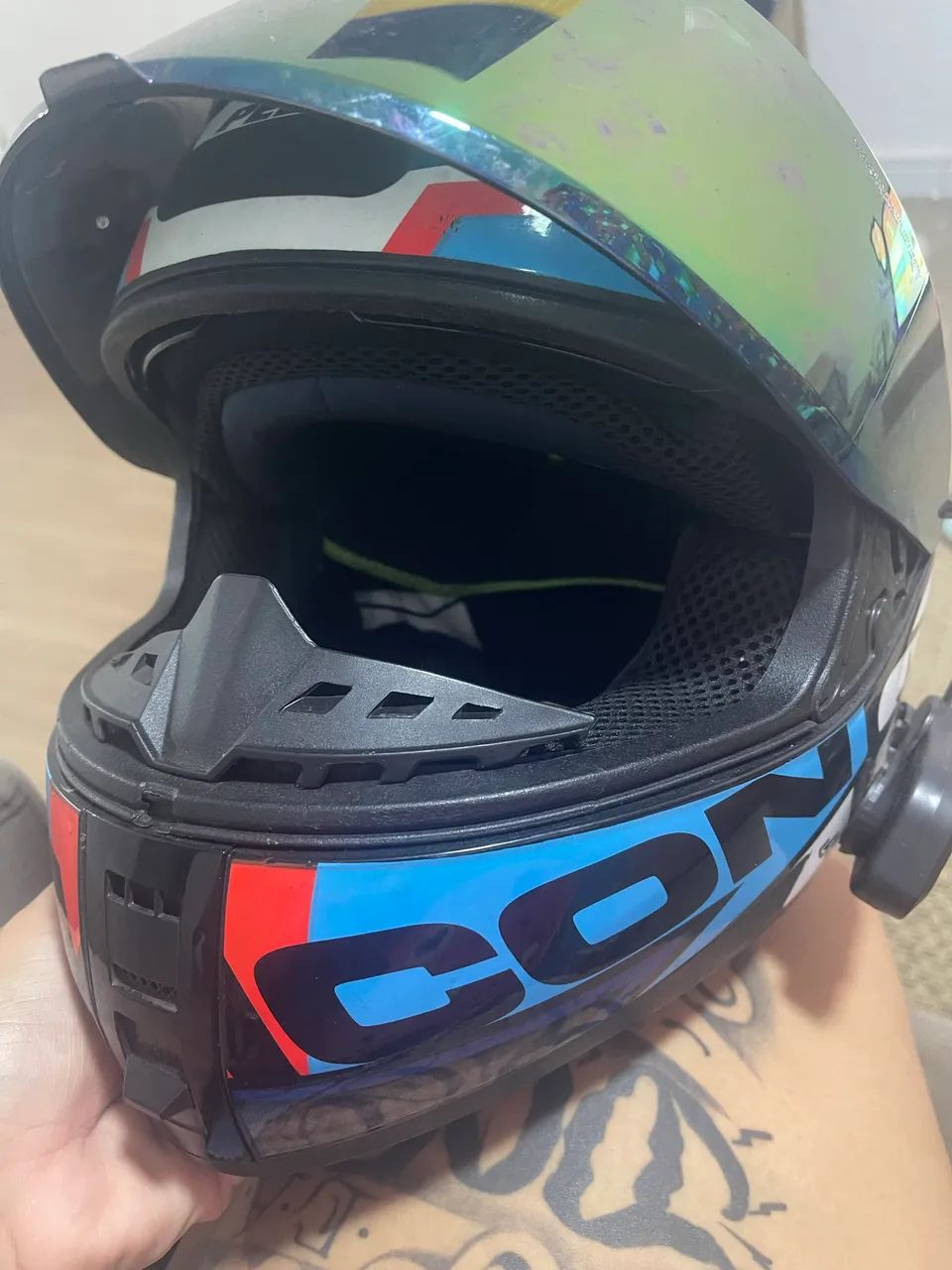 CAPACETE PEELS COM INTERCOMUNICADOR  - Foto 2