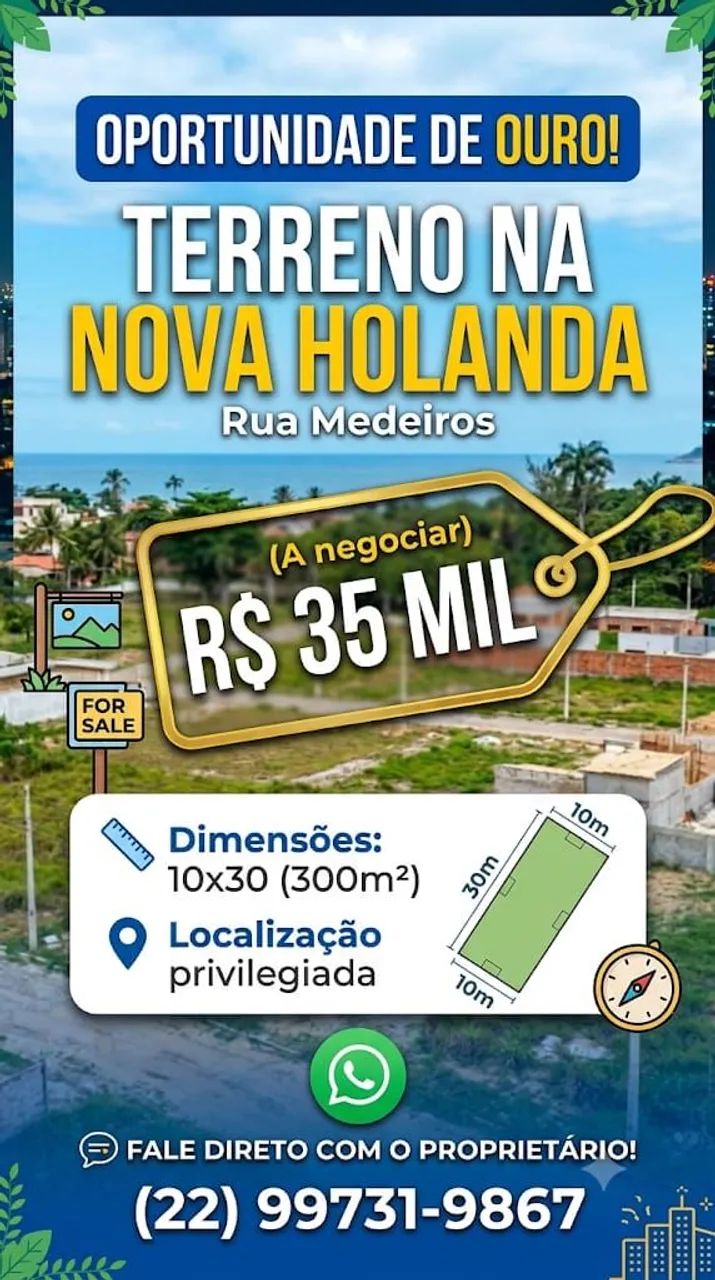 Terreno Nova Holanda 