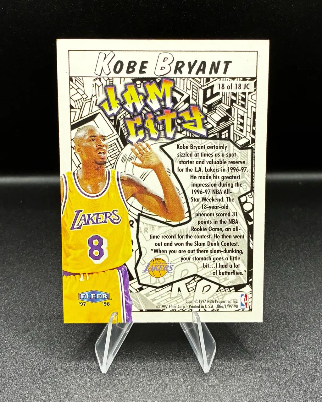 Card Fleer - Kobe Bryant - Foto 2