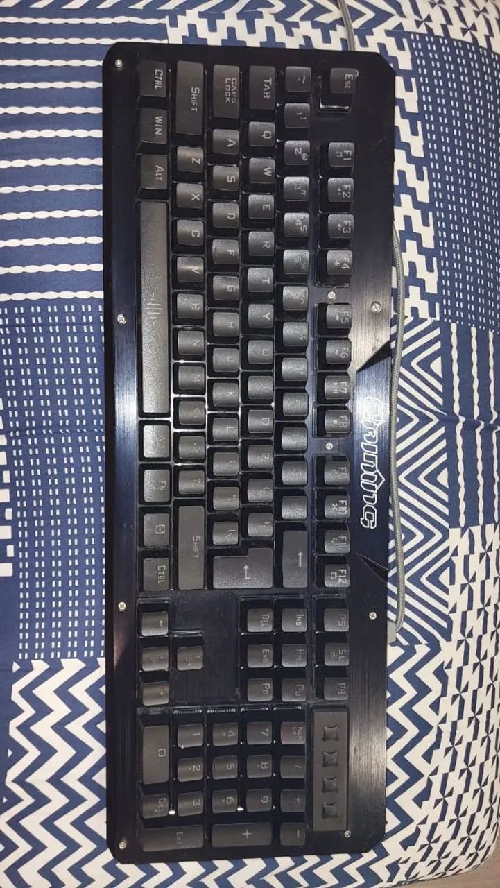 Teclado mecânico de LED - switch blue - Foto 3