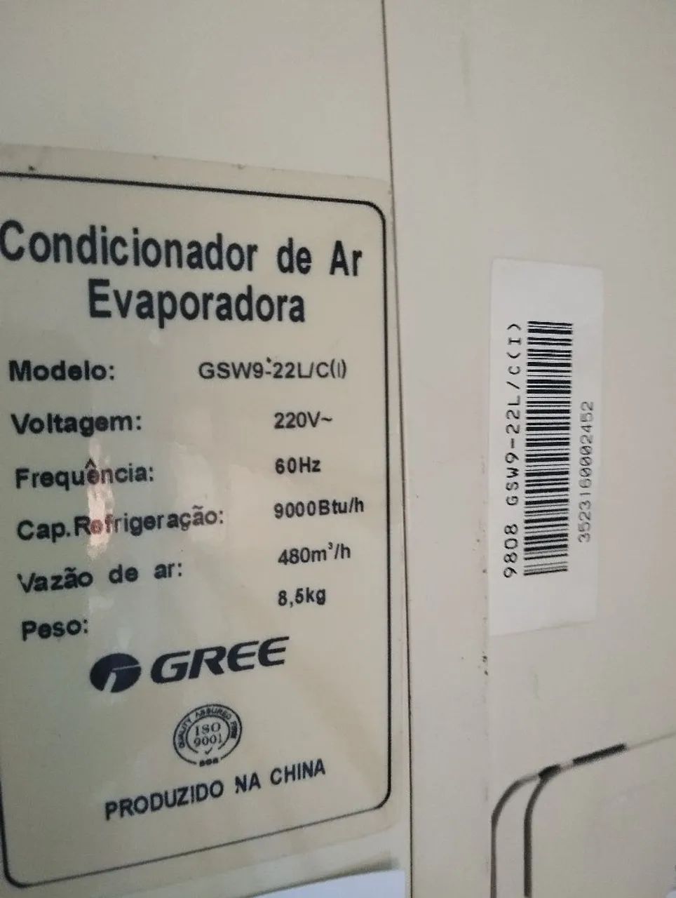 Ar condicionado Green 9000 btus - Foto 4