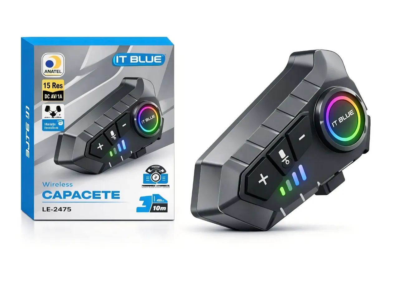 Fone para capacete Bluetooth 
