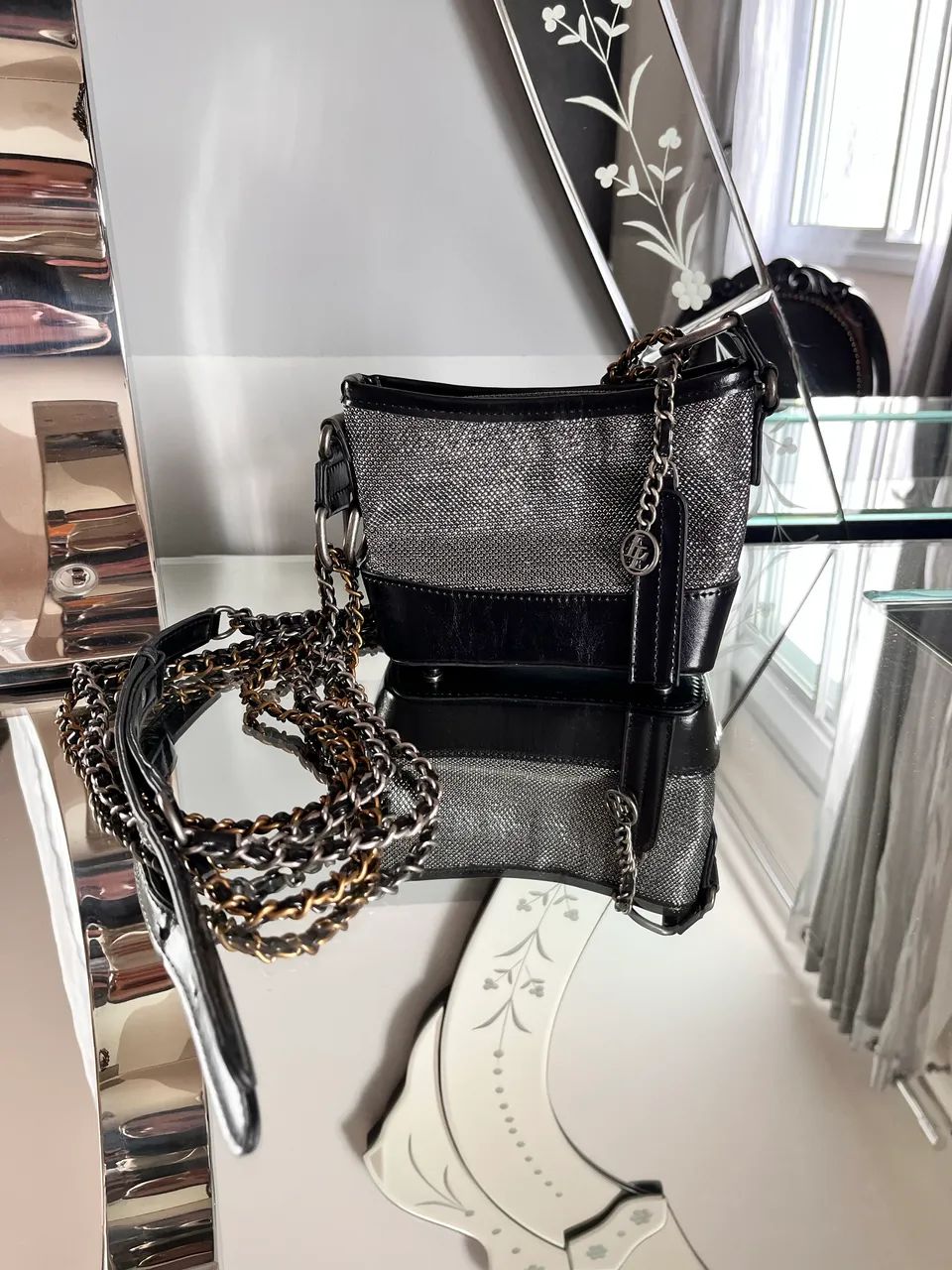 Mini bolsa tira colo Le Lis Blanc - Foto 4