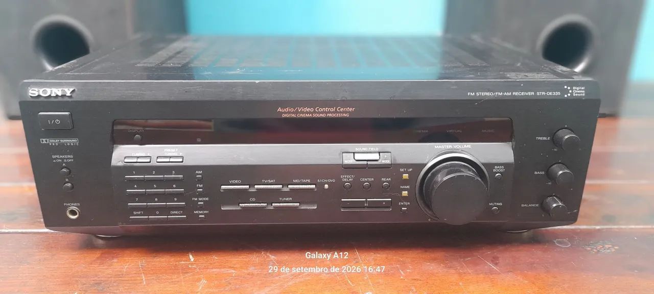 Receiver sony + caixas 0