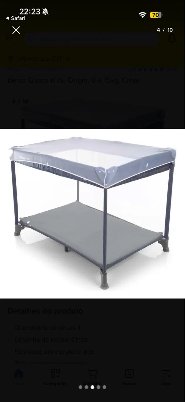 Cosco Origin Portable Crib / Bassinet