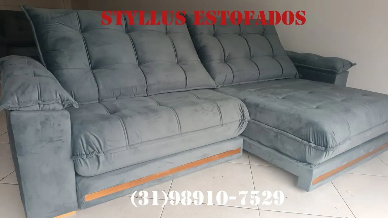 Sofá retrátil de luxo FOFÃO 