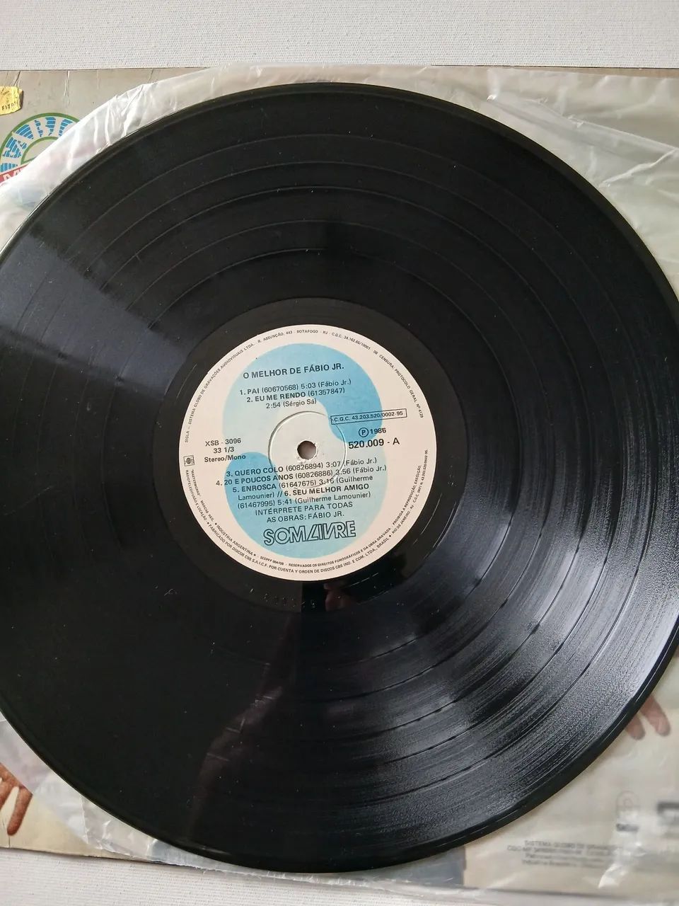 Lp o melhor de Fábio Jr . Usado  - Foto 3