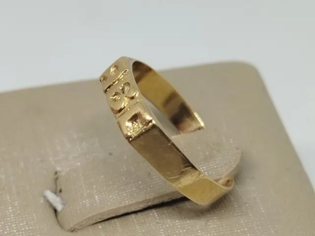 Anel ouro 18k - aro 10 - Foto 3