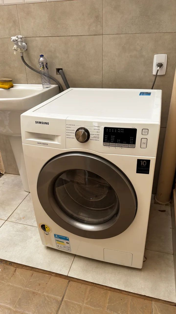 Lava e Seca Samsung Digital Inverter - Lavando e Centrifugando 100% - Foto 5
