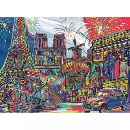 Quebra-cabeça 500 Peças 3D Modelo Paris Multikids