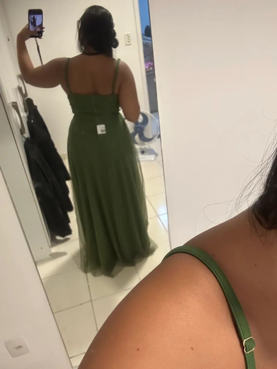 Vestido verde oliva  - Foto 3