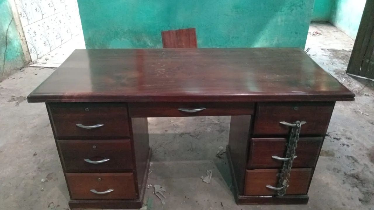 Mesa e Cadeira Madeira Angelim - Escritório  - Foto 2