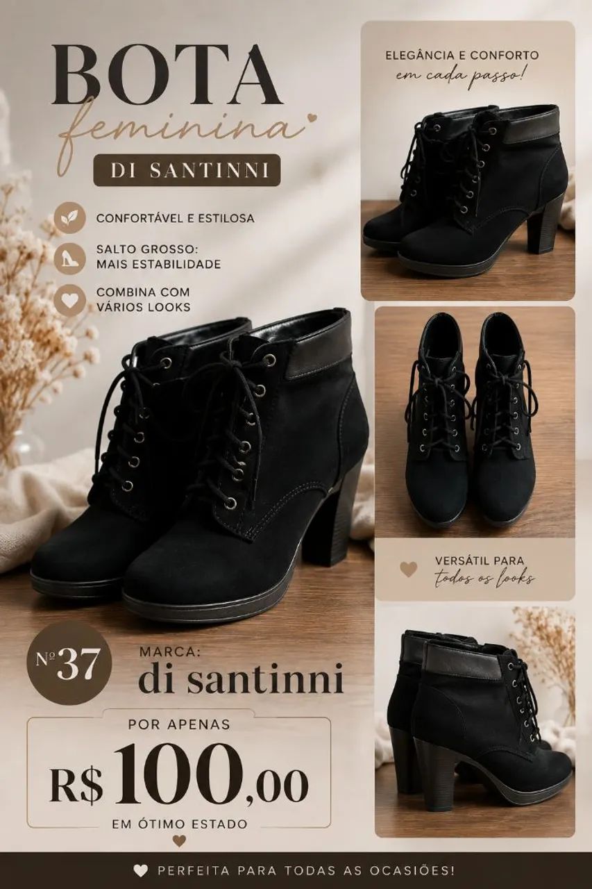 Bota Feminina 
