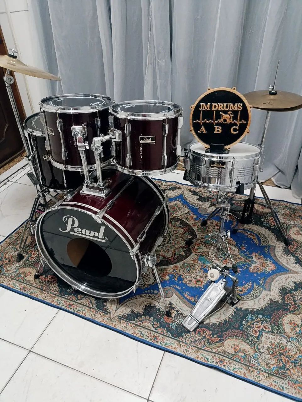 Bateria Pearl Export anos 90  - Foto 3