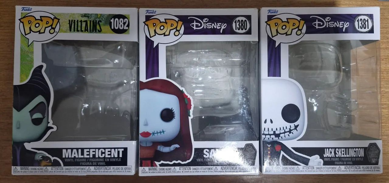 Caixas vazias de Funko com Blister