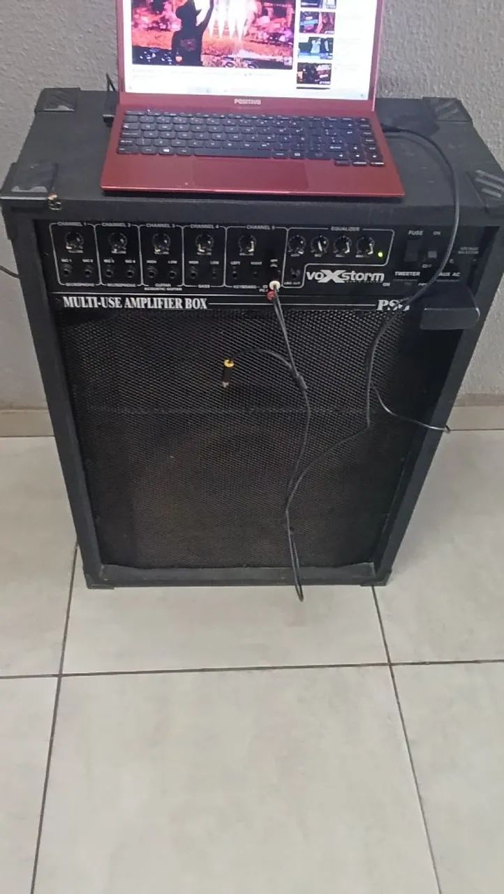 Caixa de som profissional amplificada - Foto 3