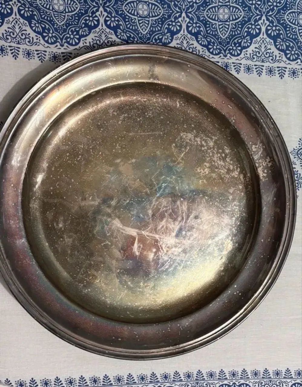 Vendo bandeja e copo com banho de prata - Foto 2