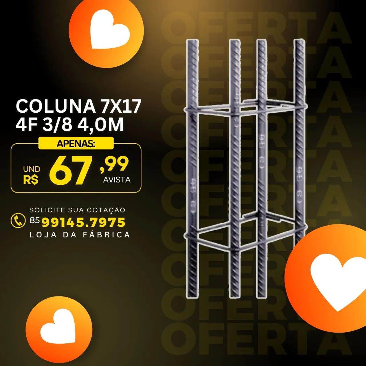 COLUNA ARMADA 3/8