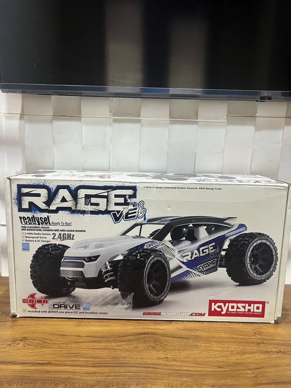 Kyosho rage buggy motor brushlles Automodelo  - Foto 5